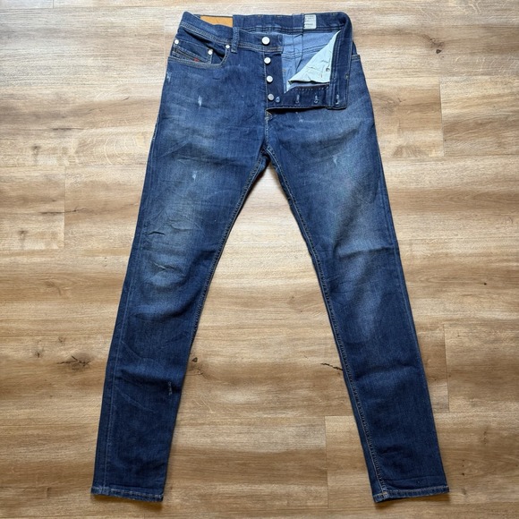 Diesel Other - Diesel Jeans Men 28x32 Blue Tepphar Slim Carrot Stretch Denim Dark 0688A (Tag30)